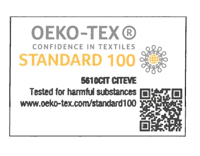 Oeko-Tex® Certifcation 