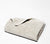 Folded Ash Grey Classic Bath Towel with white background.
