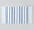 Fully laid out Blue Sunny Stripe Beach Towel with white background.