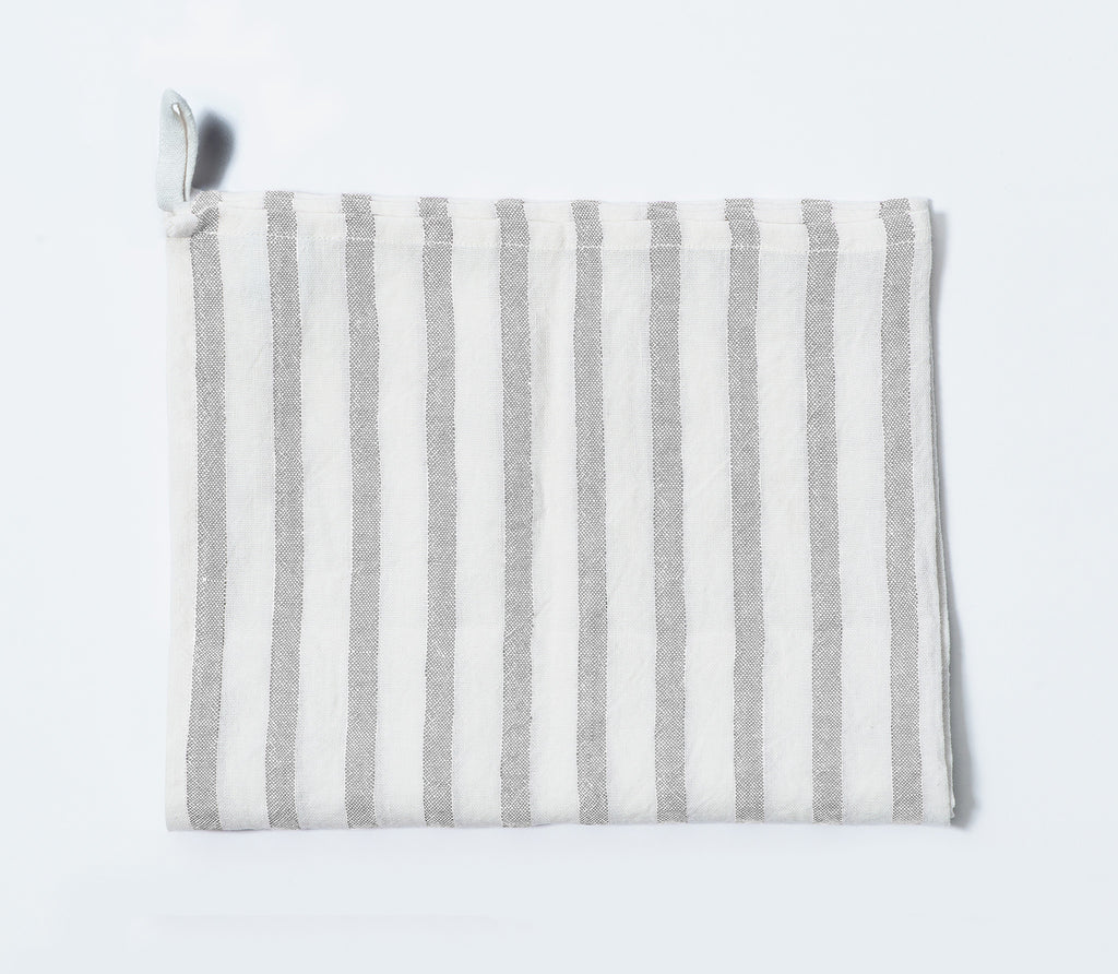 Striped kitchen towel