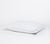 Side view of Down Pillow with white background.