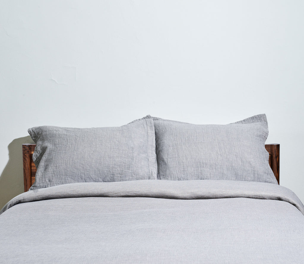 light grey bedding set